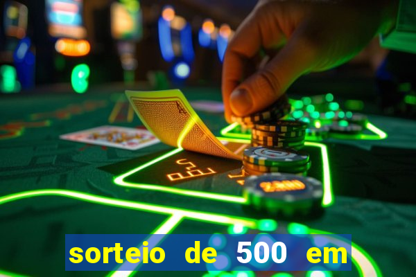 sorteio de 500 em cash toda segunda feira novibet como funciona